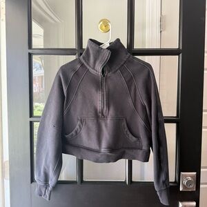 Black Lululemon scuba half zip